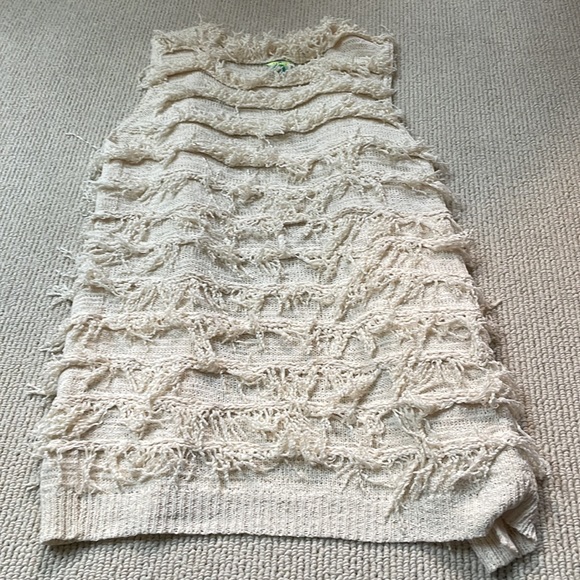 🌿Scotch R’belle cream colored vest with bohemian style - size 14🌿 - Picture 4 of 6